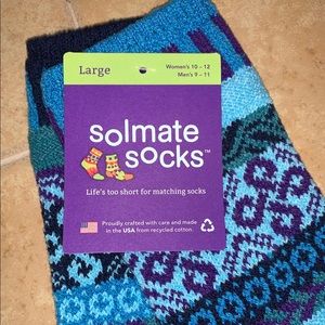 🔹 SOLMATE SOCKS NWT Blue Spruce